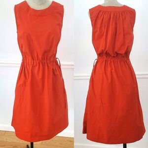 LUCYWILD Garmentory RED Shift DRESS Japanese Cotton  Size XS~ NWOT! ~ RET:$515